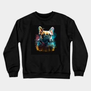 French Bulldog Puppy Frenchy doggy dog Sci-fi Crewneck Sweatshirt